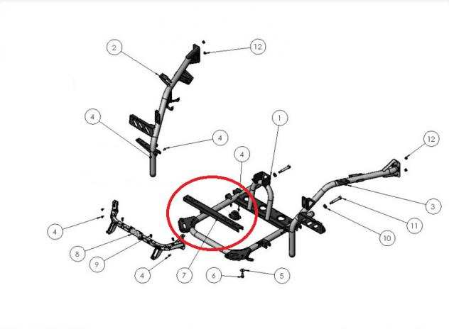0120021 TRAVERSA SUPPORTO MOTORE LOMBARDINI DCI LIGIER X-TOO R S IXO MICROCAR