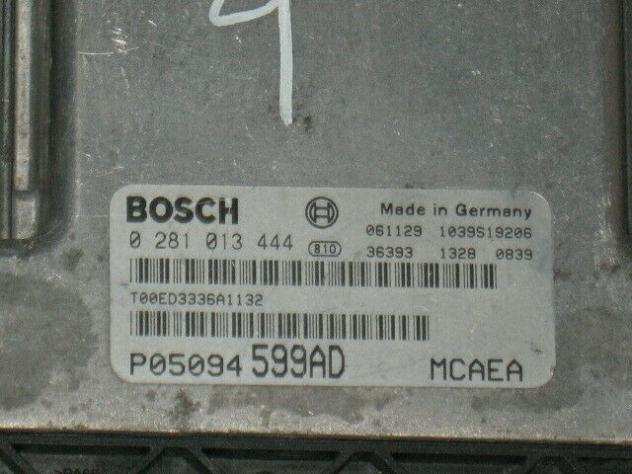 0281013444 ECU CENTRALINA JEEP COMPAS 2.0 CRD 0281013444 P05094599AD
