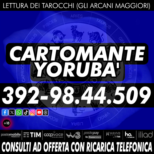  ⚝ IL CARTOMANTE YORUBA’⚝