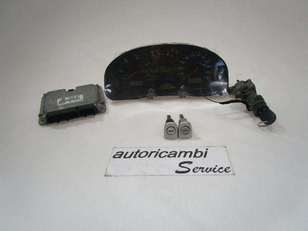 038906018P KIT ACCENSIONE AVVIAMENTO VOLKSWAGEN PASSAT 1.9 D 81KW 5M 4P (1998) RICAMBIO USATO CON CENTRALINA MOTORE, QUADRO STRUMENTI CONTACHILOMETRI,