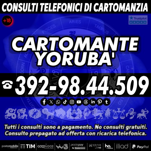 Cartomante YORUBA’…non ci sono paragoni!