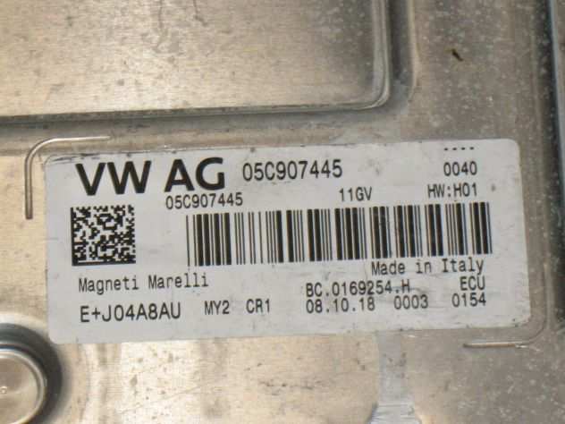 05C907445 ECU CENTRALINA VW AG POLO SEAT 1.0 EJ04A8AU BC.0169254.H BC0169254H