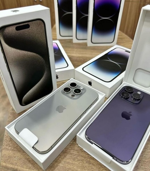 Apple iPhone 15 Pro 128GB = 550 EUR , iPhone 15 Pro Max 256GB = 600 EUR, iPhone 15 128GB = 400 EUR , iPhone 15 Plus 128GB = 430 EUR,  iPhone 14 Pro 128GB = 430 EUR , iPhone 14 Pro Max 128GB = 450 EUR , iPhone 14 128GB = 350 EUR