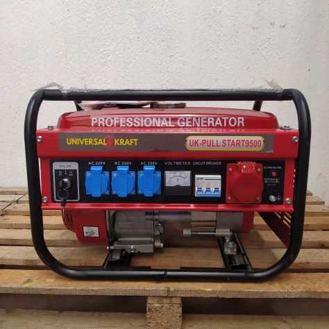 06M GENERATORE, GRUPPO ELETTROGENO UNIVERSAL KRAFT UK9500W DA 5 KW