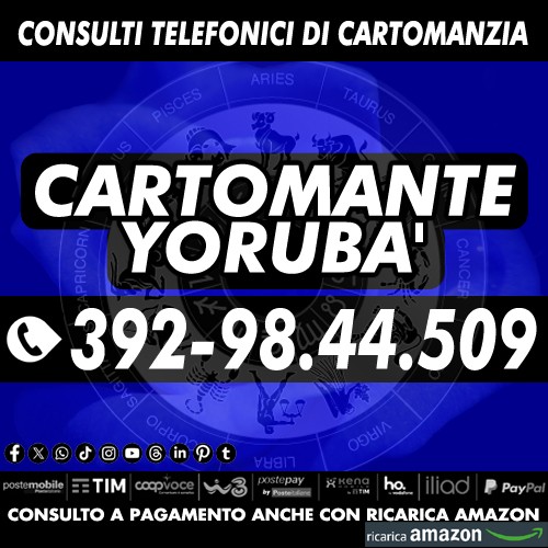 Consulta un esperto cartomante per risposte vere, consulta il Cartomante Yorubà