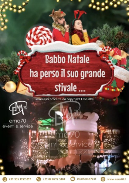 INCANTO DI NATALE - SFILATA E ANIMAZIONE SUI TRAMPOLI – ANIMARE E INCENTIVARE LO SHOPING NATALIZIO IN UN UNICO SPETTACOLO – EVENTI AZIENDALI - EVENTI PRIVATI -EVENTI PUBBLICI