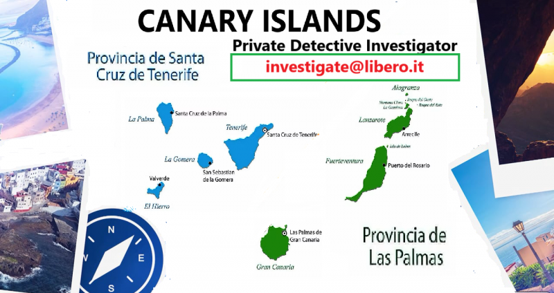 Detective Privato Canarie - Indagini alle Isole Canarie