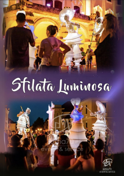 SFILATA MUSICALE – EVENTO UNICO IN ITALIA – COSTUMI SCENOGRAFICI – SFILATA LUMINOSA PER LE VIE DELLA TUA CITTA’ - EVENTI DI PIAZZA – EVENTI AZIENDALI – EVENTI PRIVATI – EVENTI PUBBLICI