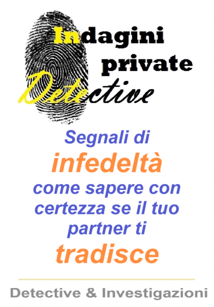 PROVE SU INFEDELTA' - INVESTIGATORE PRIVATO (COSTI/TARIFFE)