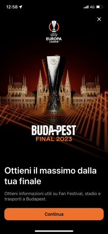 1 biglietto Finale Europa League Roma - Siviglia