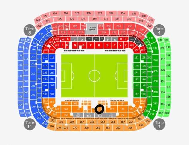 1 Biglietto Inter vs Real Sociedad POLTRONCINA ARANCIO CENTRALE Settore 159