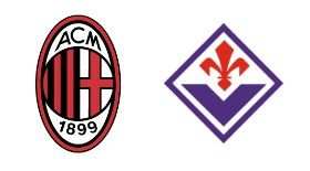 1 biglietto Milan Fiorentina 3 rosso centrale