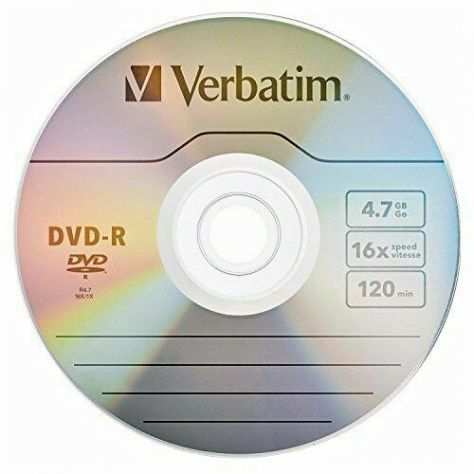 10-20-30- DVD VERBATIM 16X-Matt Silver-Nuovi-