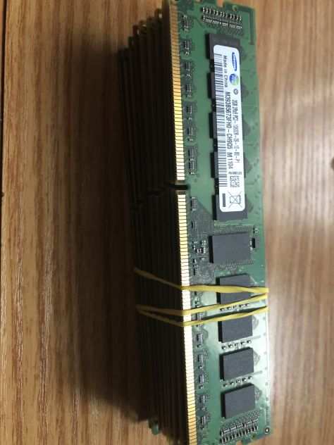 10 BANCHI RAMSAMSUNG 2GB 2RX8 PC3-10600U 09-10-B0 DDR3