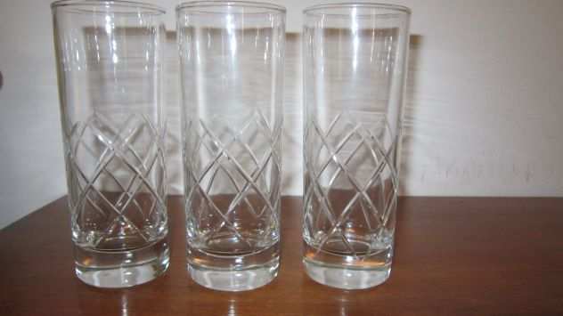 10 Bicchieri cristallo Tumbler