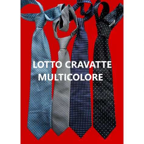 10 cravatte multi colore a prezzo conveniente
