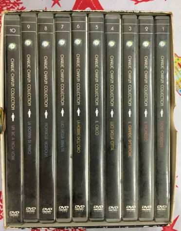 10 DVD Cofanetto Charlie Chaplin Collection nuovi