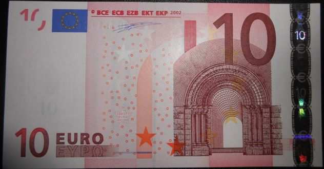 10 EURO ITALIA SERIE S 2002 J003 DUISENBERG FDSUNC
