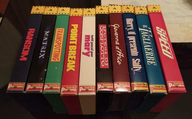 10 film in VHS della collana di Panorama quotI grandi filmquot