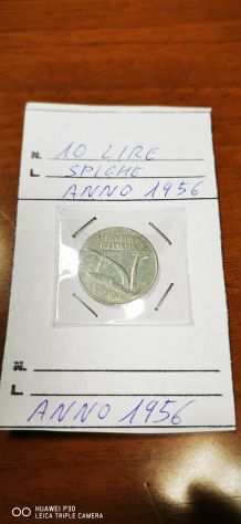10 LIRE SPIGHE ANNO 1956