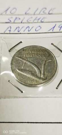 10 LIRE SPIGHE ANNO 1956
