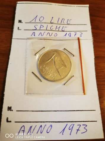 10 LIRE SPIGHE ANNO 1973