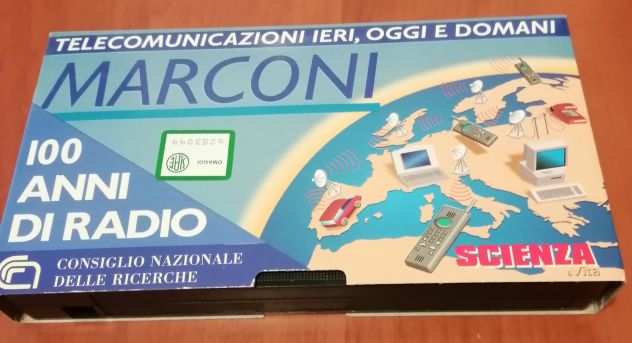 100 Anni di Radio Marconi - VHS Scienza e Vita VINTAGE 1995