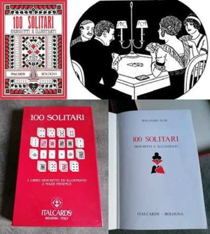 100 SOLITARI DESCRITTI E ILLUSTRATI, ROLANDO FUSI, 1980.