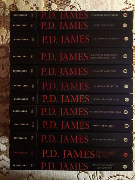 12 romanzi di P.D. James