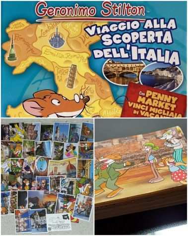 126 figurine Geronimo Stilton, VIAGGIO ALLA SCOPERTA DELLrsquoITALIA.