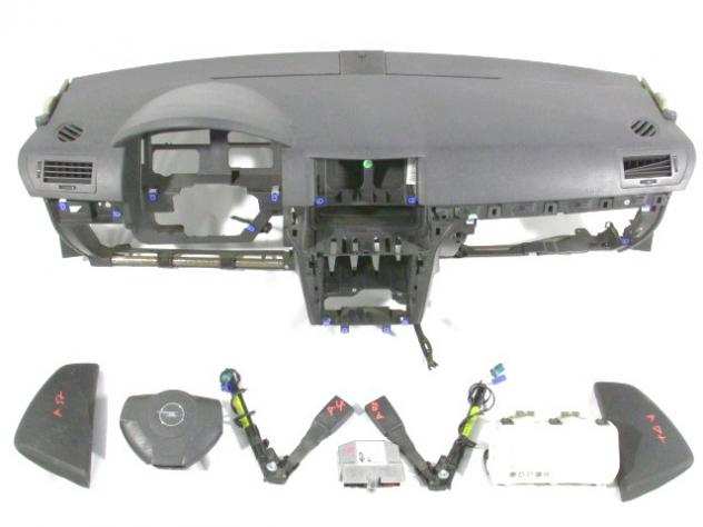 13137905 KIT AIRBAG OPEL ASTRA GTC 1.9 110KW 3P D 6M (2005) RICAMBIO USATO 13168455 13139837 13139839 13168095