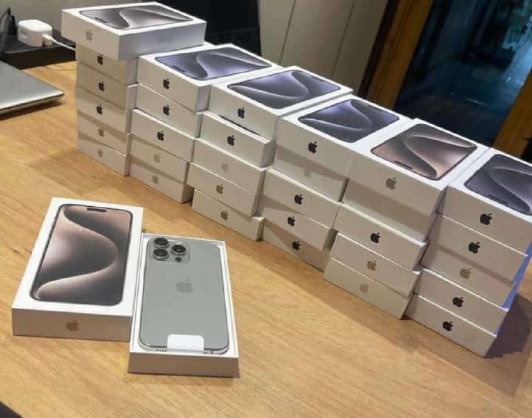 Apple iPhone 15 Pro 128GB = 550 EUR , iPhone 15 Pro Max 256GB = 600 EUR, iPhone 15 128GB = 400 EUR , iPhone 15 Plus 128GB = 430 EUR,  iPhone 14 Pro 128GB = 430 EUR , iPhone 14 Pro Max 128GB = 450 EUR , iPhone 14 128GB = 350 EUR , iPhone 14 Plus 128GB