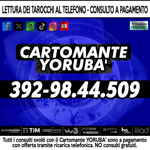 Scopri il tuo destino: un consulto di cartomanzia per tracciare il tuo percorso verso il successo! Il Cartomante YORUBA'