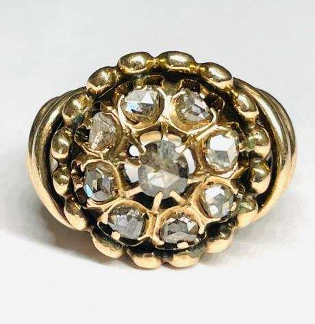 14 carati Oro - Anello - 0.55 ct Diamante