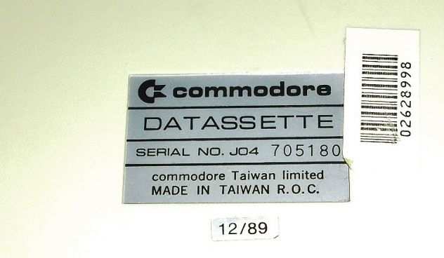 1530 datassette unit C2N commodore C-64 mangiacassette retro computer console