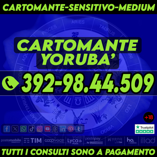 Cartomante YORUBA’…non ci sono paragoni!