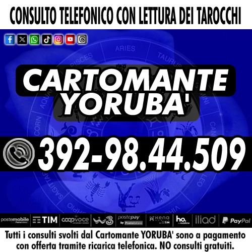 Lettura dei Tarocchi con il Cartomante Yorubà