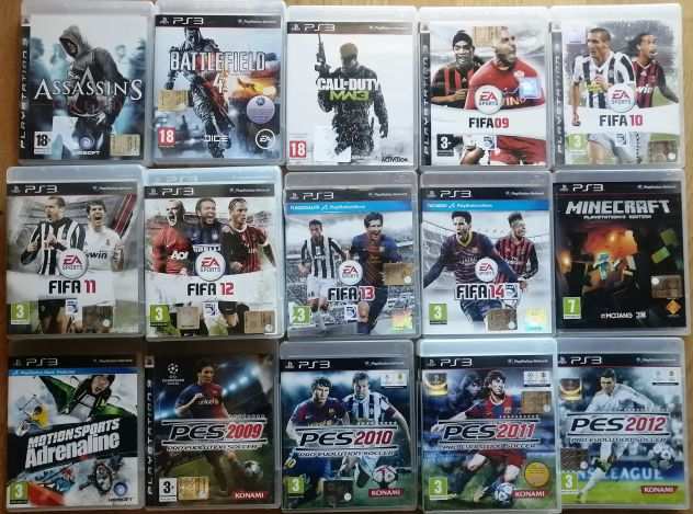 17 GIOCHI PS3 ORIGINALI PERFETTI tenuti benissimo