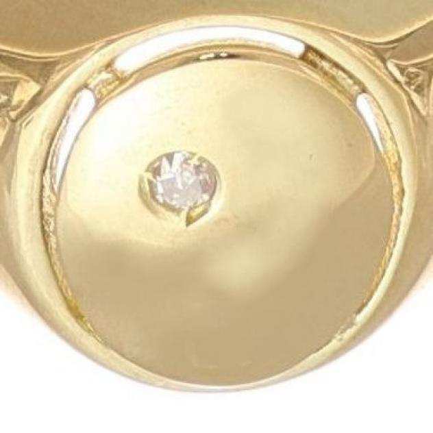 18 carati Oro - Anello - 0.02 ct Diamante