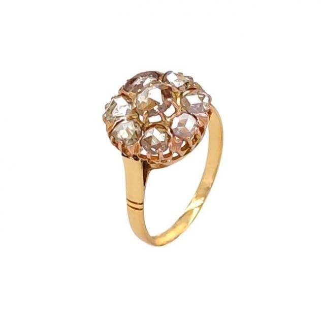 18 carati Oro - Anello - 1.76 ct Diamante