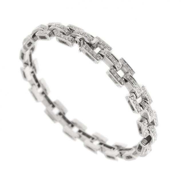 18 carati Oro bianco - Bracciale - 2.08 ct - Diamanti