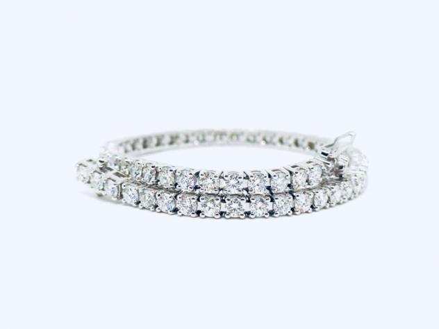 18 carati Oro bianco - Bracciale - 6.20 ct