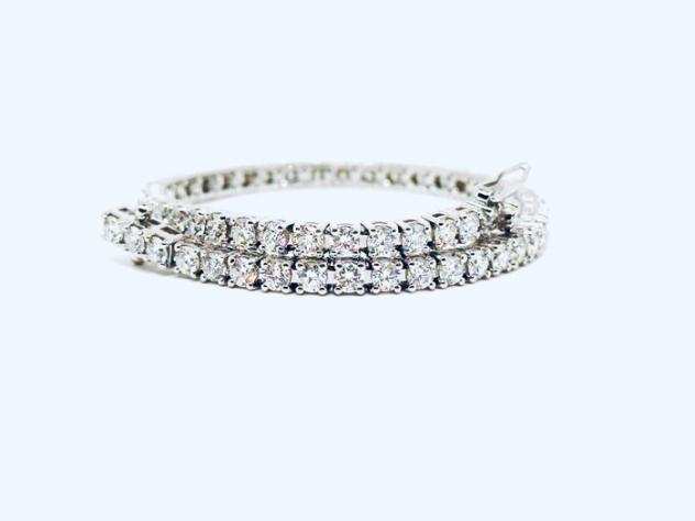 18 carati Oro bianco - Bracciale - 6.20 ct