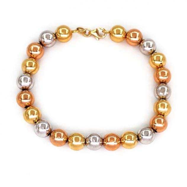 18 carati Oro bianco, Oro giallo, Oro rosa - Bracciale