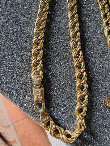 18 carati Oro - Collana, Collana con pendente