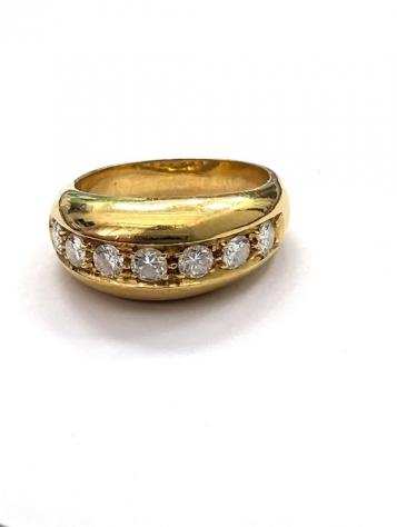 18 carati Oro giallo - Anello - 0.70 ct Diamante