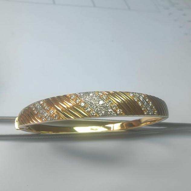 18 carati Oro, Oro giallo - Bracciale - 2.50 ct Diamante