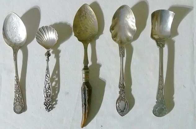 1930 ca- ndeg 5 CONTINENTAL SOLID SILVER SPOON