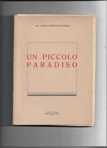 1958 UN PICCOLO PARADISO ROMANZO