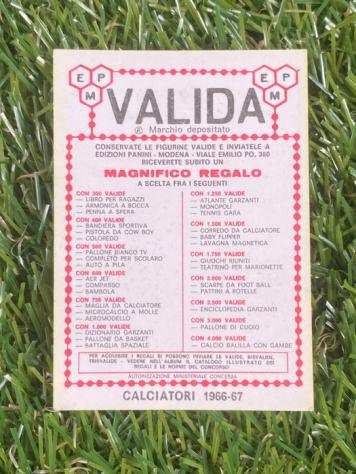 196667 - Panini - Calciatori - Eusebio - Valida Back Side - 1 Card